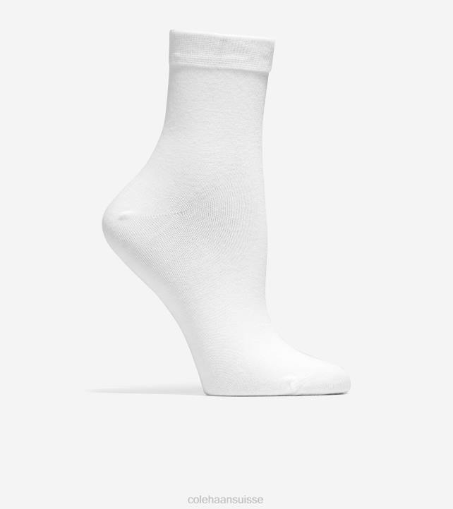 Cole Haan 2 paires de chaussettes courtes à rayures femmes PJ6N526 gris accessoires