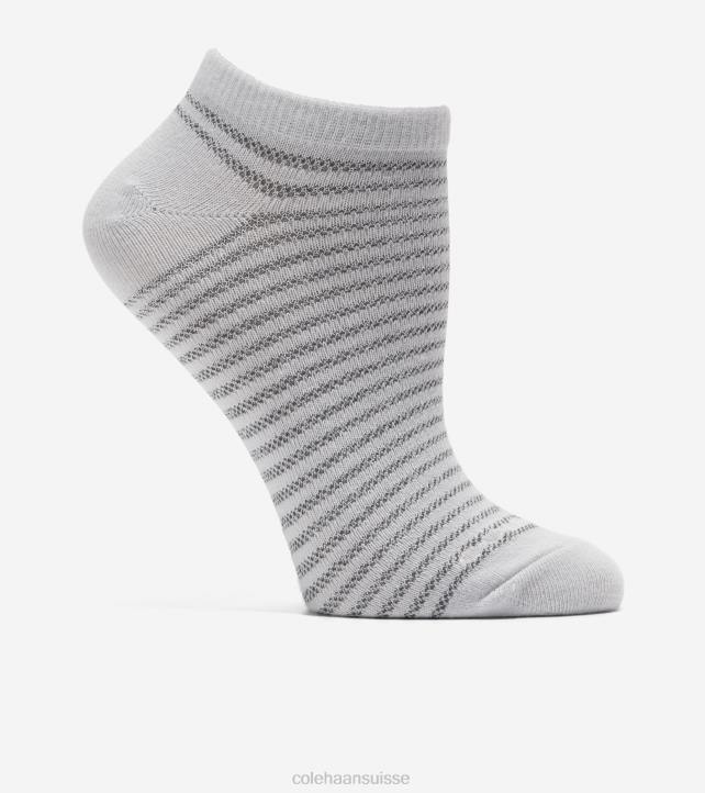 Cole Haan Lot de 3 paires de chaussettes basses douces femmes PJ6N521 blanc accessoires