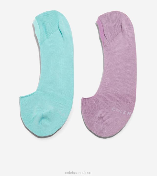 Cole Haan chaussette de ballet en tricot - paquet de 2 femmes PJ6N511 violet accessoires