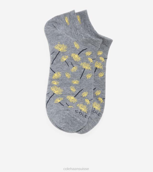 Cole Haan chaussette invisible pissenlit femmes PJ6N518 gris clair chiné accessoires