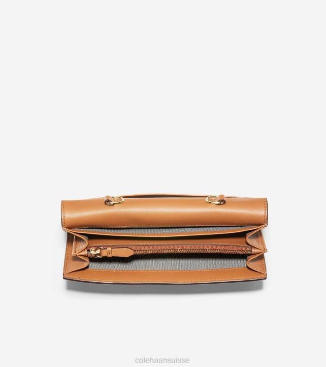 Cole Haan portefeuille sur une chaîne femmes PJ6N495 bronzage britannique accessoires