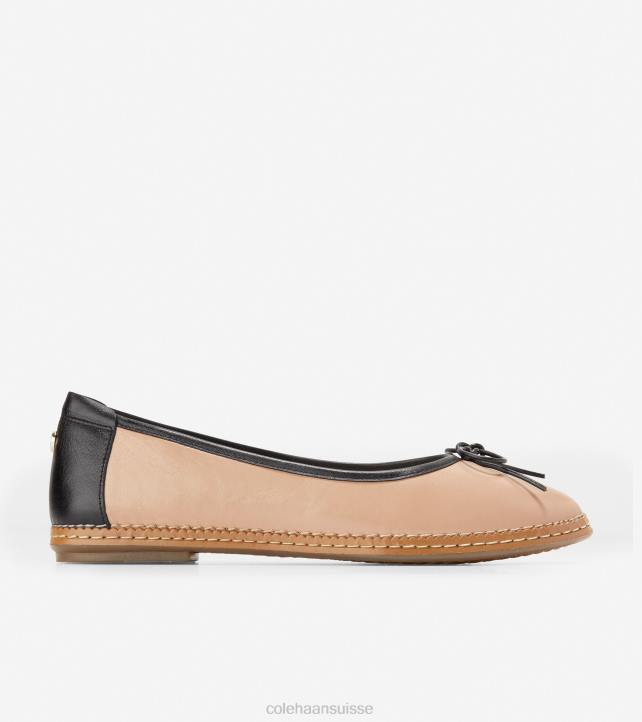 Cole Haan ballerine cloudfeel toute la journée femmes PJ6N178 brosse-noir chaussure
