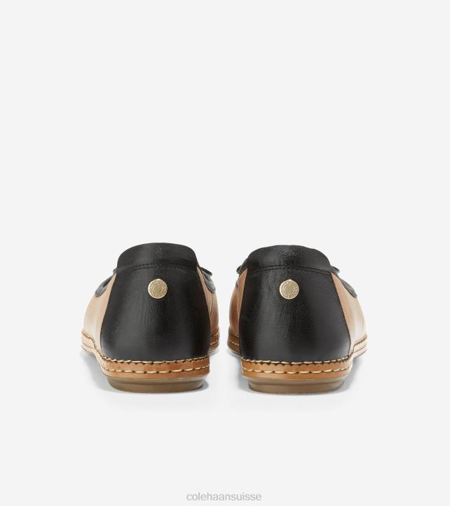 Cole Haan ballerine cloudfeel toute la journée femmes PJ6N178 brosse-noir chaussure