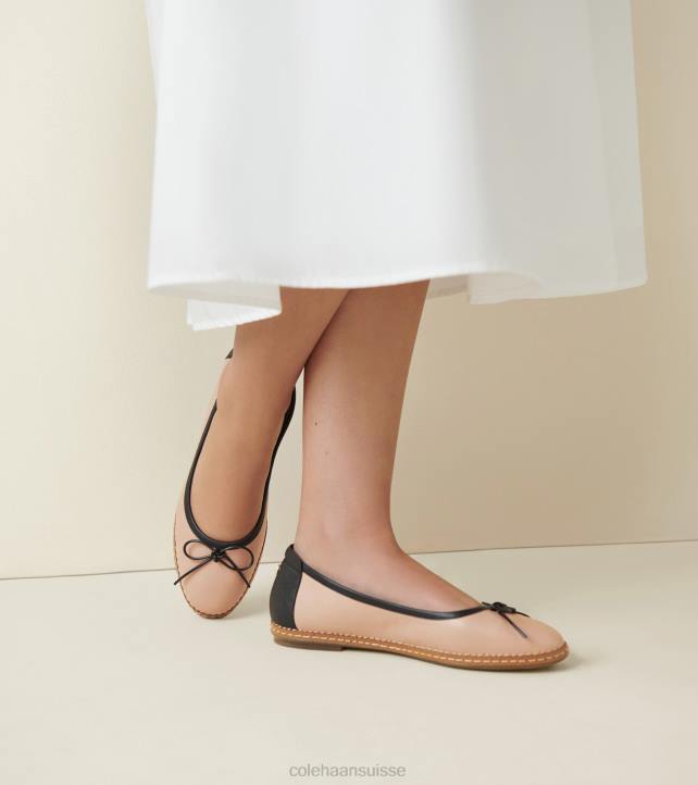 Cole Haan ballerine cloudfeel toute la journée femmes PJ6N178 brosse-noir chaussure