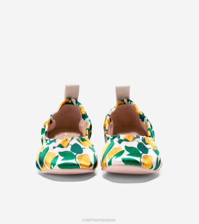 Cole Haan ballet doux york femmes PJ6N98 eau de rose-citron chaussure