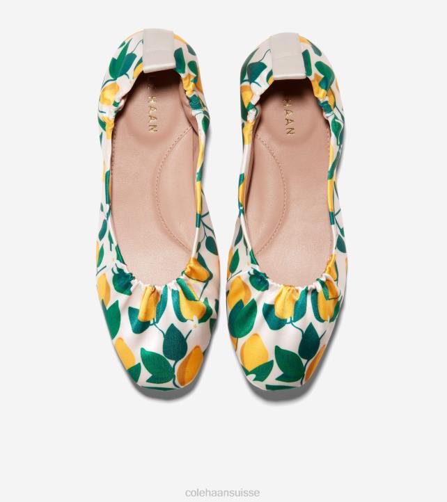 Cole Haan ballet doux york femmes PJ6N98 eau de rose-citron chaussure