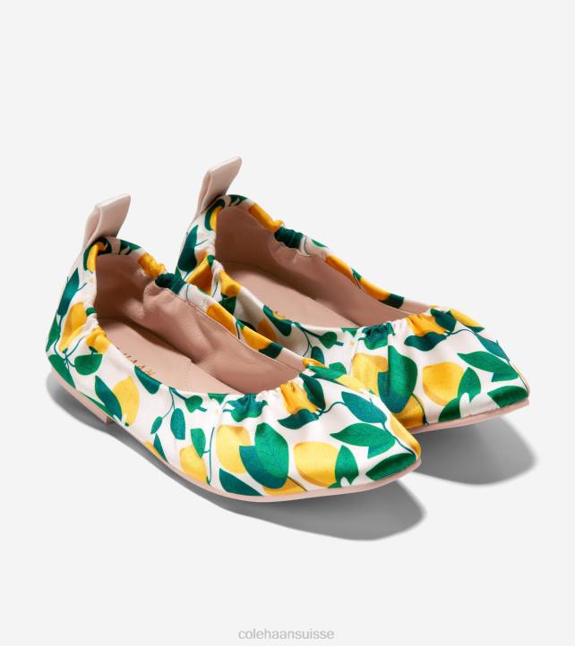 Cole Haan ballet doux york femmes PJ6N98 eau de rose-citron chaussure