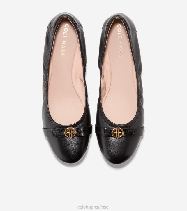 Cole Haan ballet à l'arc tova femmes PJ6N129 noir chaussure