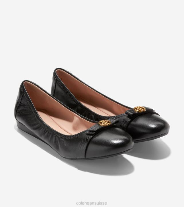 Cole Haan ballet à l'arc tova femmes PJ6N129 noir chaussure