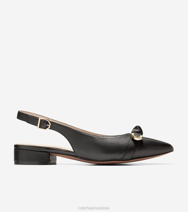 Cole Haan écumoire menlo plate femmes PJ6N219 noir chaussure