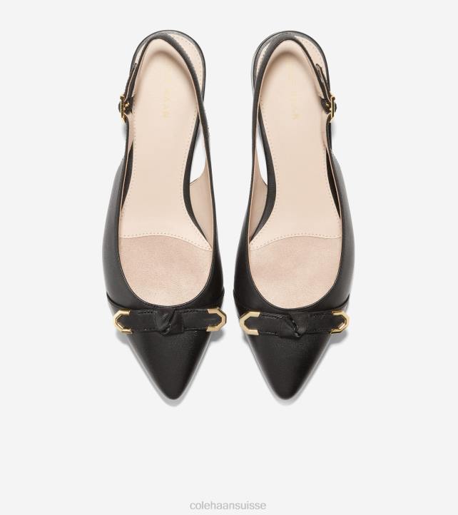 Cole Haan écumoire menlo plate femmes PJ6N219 noir chaussure