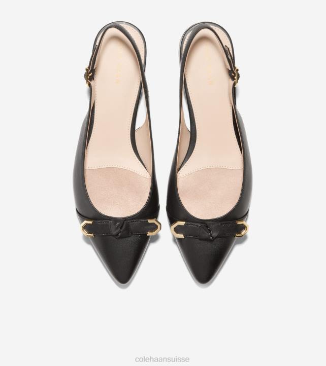 Cole Haan écumoire menlo plate femmes PJ6N219 noir chaussure