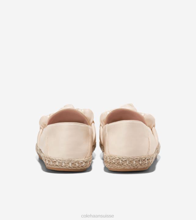 Cole Haan espadrille nouée cloudfeel femmes PJ6N222 cuir angora chaussure