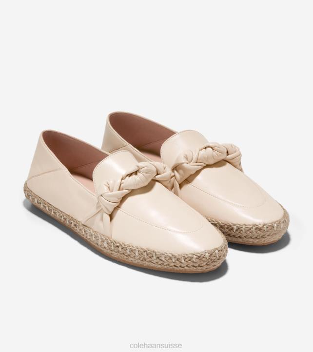 Cole Haan espadrille nouée cloudfeel femmes PJ6N222 cuir angora chaussure