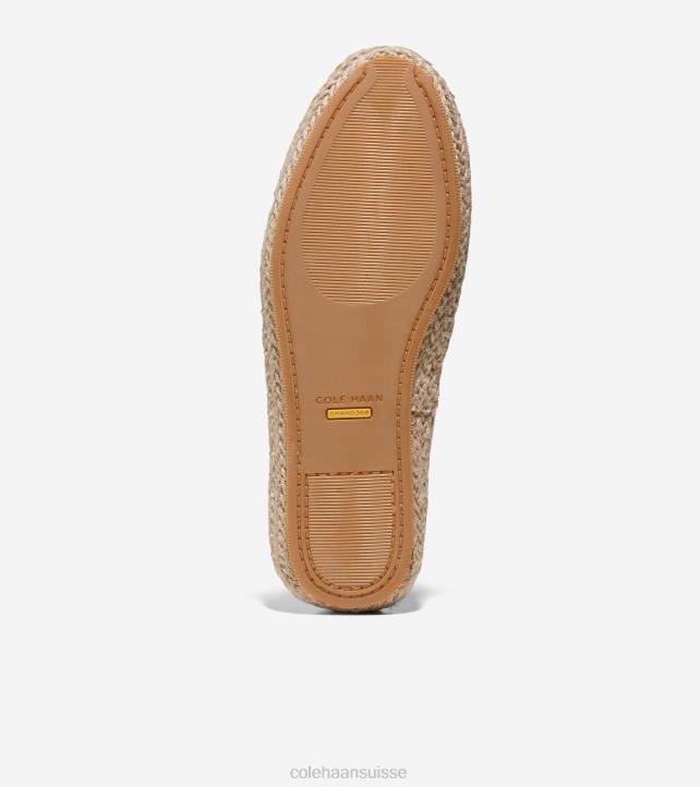 Cole Haan espadrille nouée cloudfeel femmes PJ6N222 cuir angora chaussure