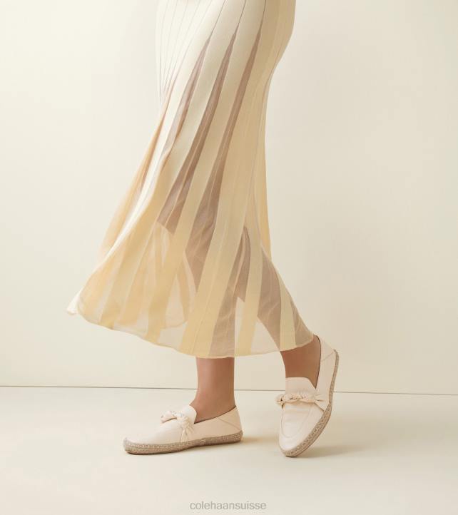 Cole Haan espadrille nouée cloudfeel femmes PJ6N222 cuir angora chaussure