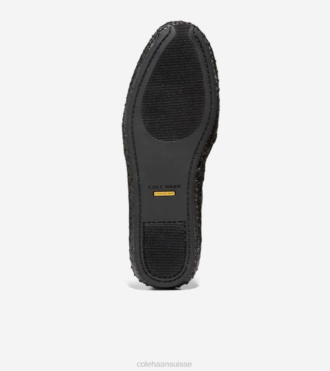 Cole Haan espadrille nouée cloudfeel femmes PJ6N225 imprimé floral beverly noir-ivoire chaussure