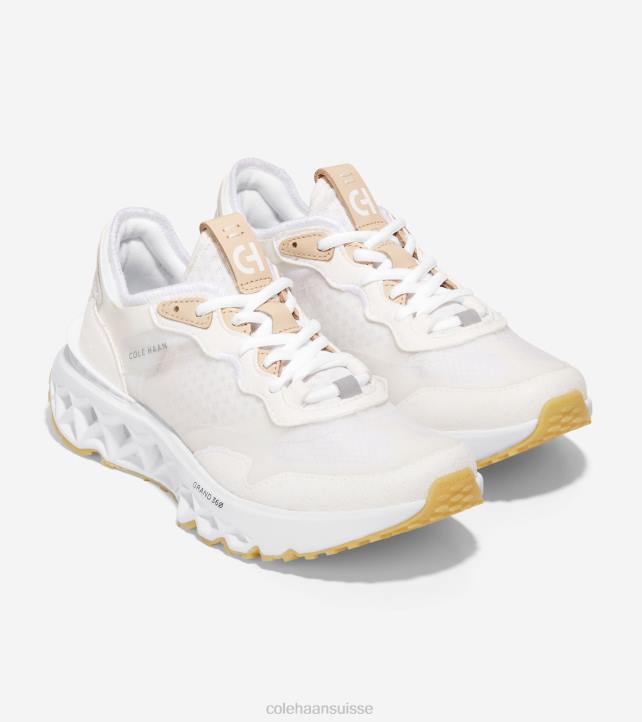 Cole Haan Chaussure de course 5.zerogrand femmes PJ6N188 bronzage blanchi blanc optique chaussure