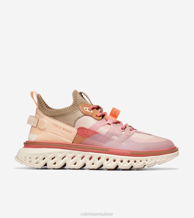 Cole Haan baskets 5.zerogrand wrk femmes PJ6N234 beige orge-dune-acajou clair-ivoire chaussure