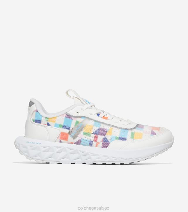 Cole Haan chaussure de course zerogrand outpace 3 femmes PJ6N57 blanc-prier multicolore chaussure