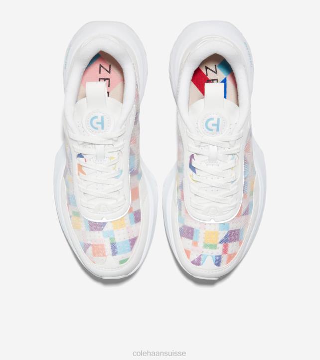 Cole Haan chaussure de course zerogrand outpace 3 femmes PJ6N57 blanc-prier multicolore chaussure