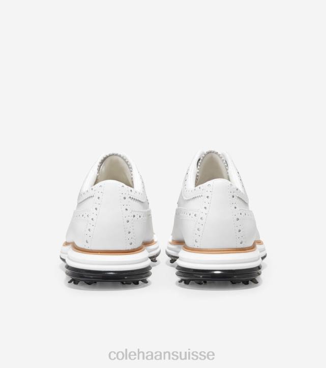Cole Haan chaussure de golf originalegrand tour femmes PJ6N200 blanc optique-naturel chaussure