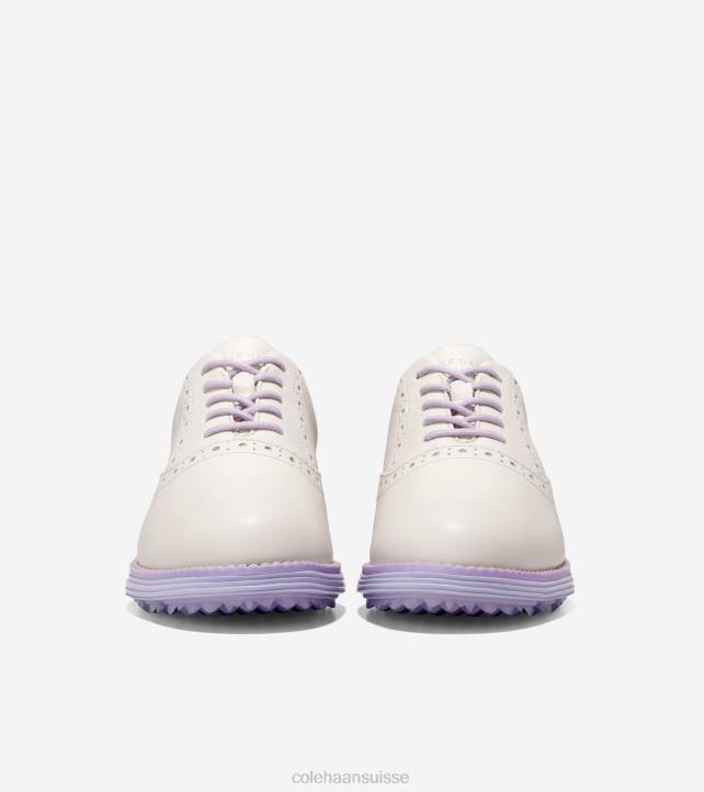 Cole Haan chaussure de golf originalgrand shortwing femmes PJ6N211 pétale de bouleau argenté-lavande-orchidée chaussure