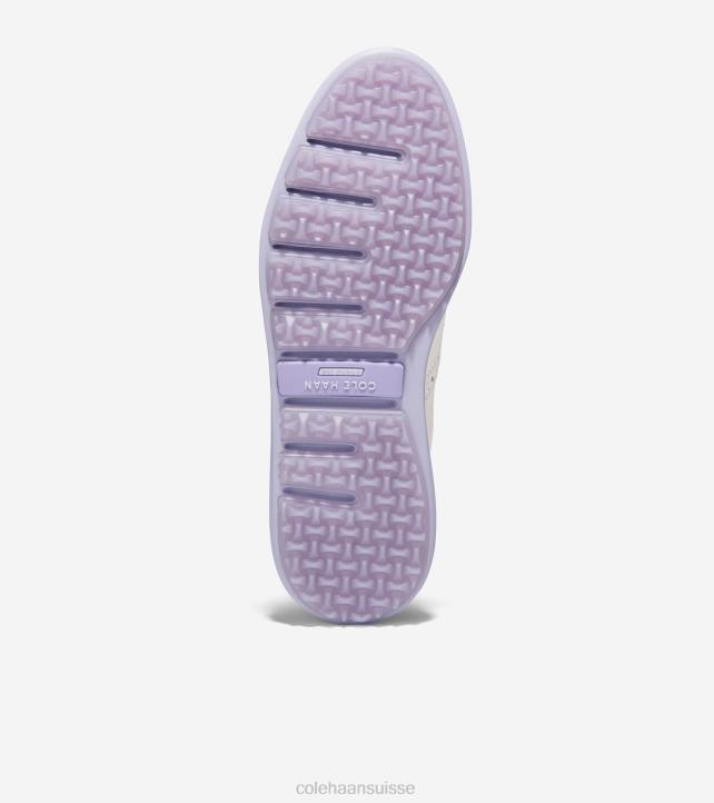 Cole Haan chaussure de golf originalgrand shortwing femmes PJ6N211 pétale de bouleau argenté-lavande-orchidée chaussure