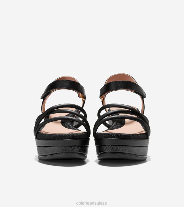 Cole Haan Grand Ambition Addison Flatform Wedge femmes PJ6N115 noir chaussure