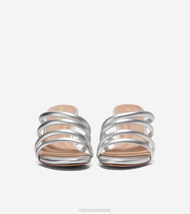 Cole Haan sandale adella femmes PJ6N143 argent métallique chaussure