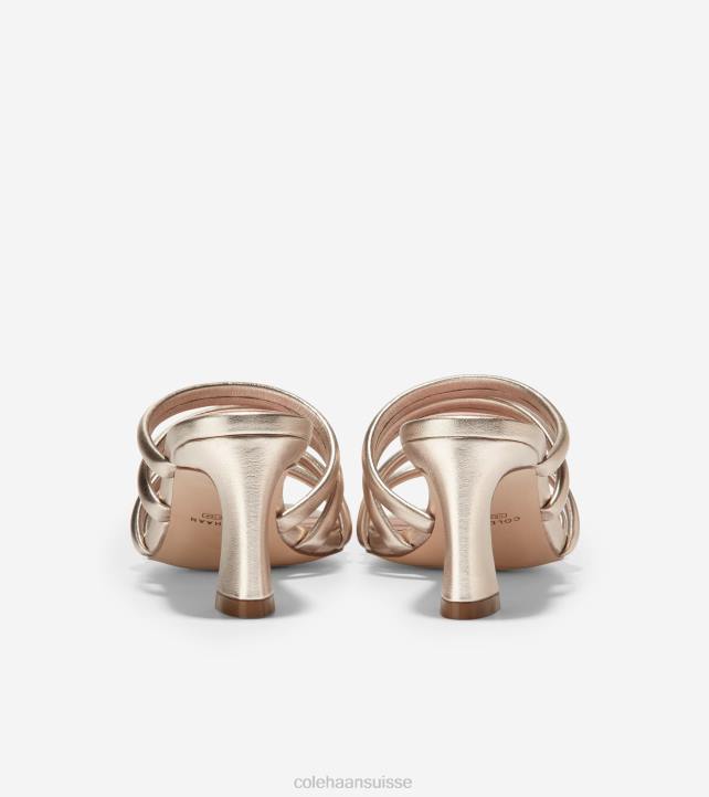 Cole Haan sandale adella femmes PJ6N144 cuir doré chaussure