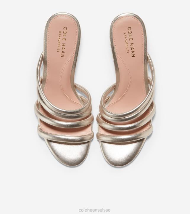 Cole Haan sandale adella femmes PJ6N144 cuir doré chaussure