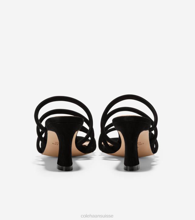 Cole Haan sandale adella femmes PJ6N145 Suède noir chaussure