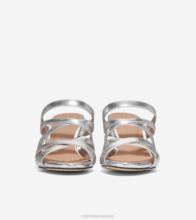 Cole Haan sandale alyse 65mm femmes PJ6N113 specchio d'argent chaussure