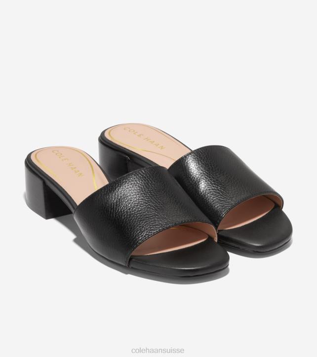Cole Haan sandale à bande calli femmes PJ6N12 noir chaussure