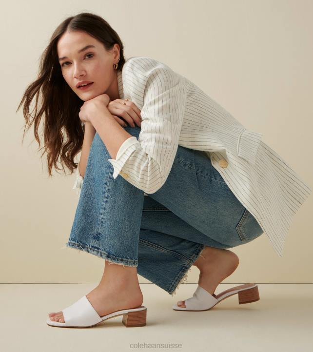 Cole Haan sandale à bande calli femmes PJ6N13 aigrette chaussure