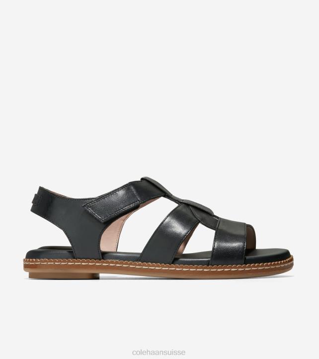 Cole Haan sandale de pêcheur toute la journée cloudfeel femmes PJ6N163 noir chaussure