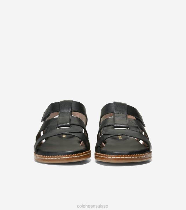 Cole Haan sandale de pêcheur toute la journée cloudfeel femmes PJ6N163 noir chaussure