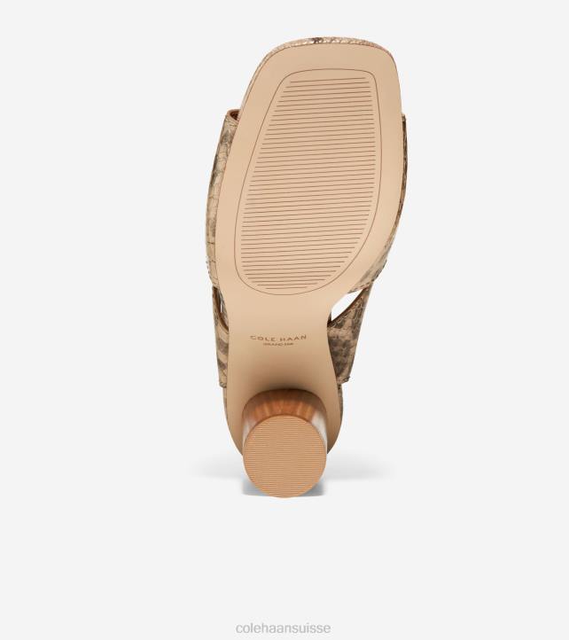 Cole Haan sandale de ville reina femmes PJ6N175 imprimé serpent chaussure