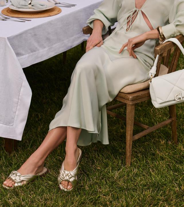 Cole Haan sandale à enfiler anica lux femmes PJ6N191 or chaussure