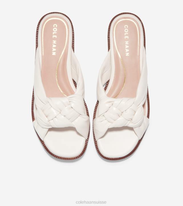 Cole Haan sandale à enfiler anica lux femmes PJ6N192 Ivoire chaussure