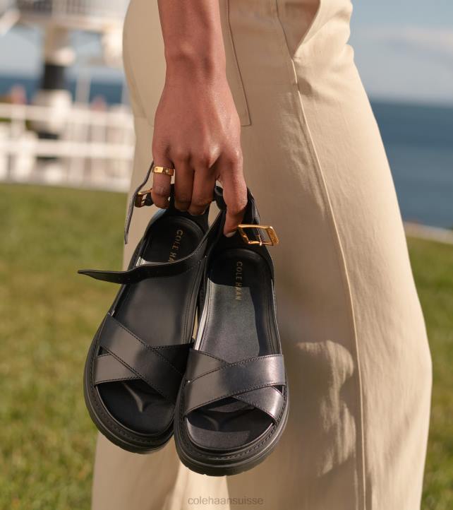 Cole Haan sandale fraya femmes PJ6N5 noir chaussure