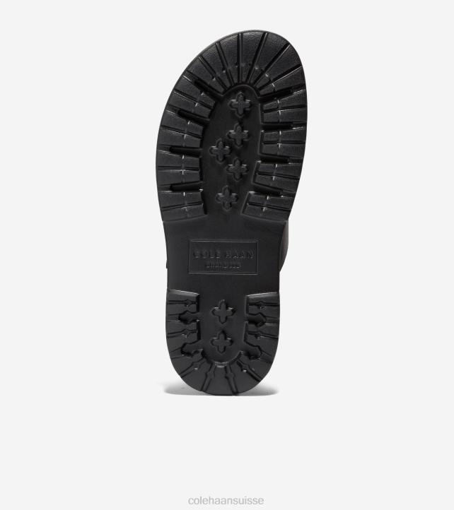 Cole Haan sandale à glissière fraya femmes PJ6N2 noir chaussure