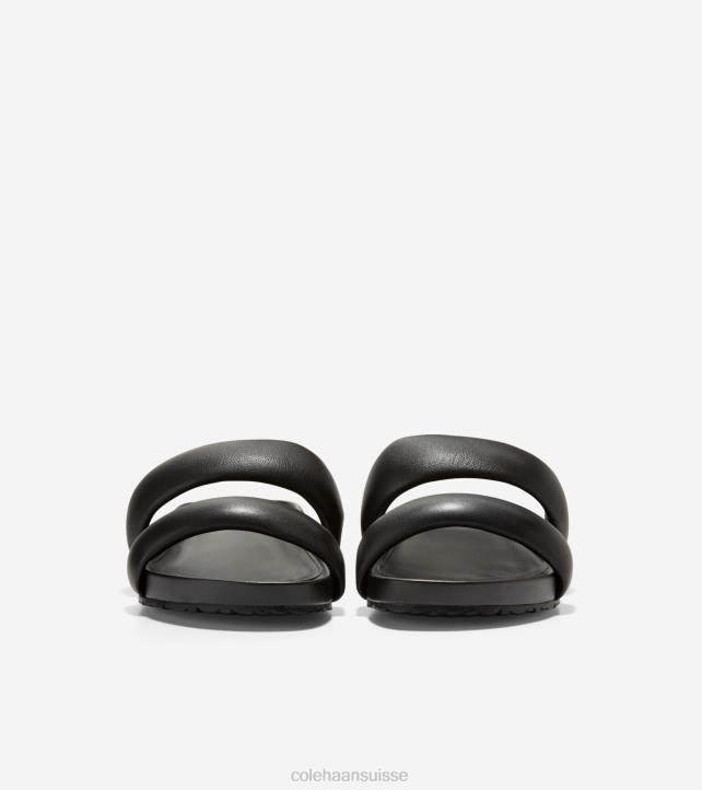 Cole Haan sandale mojave à double bande femmes PJ6N110 noir chaussure