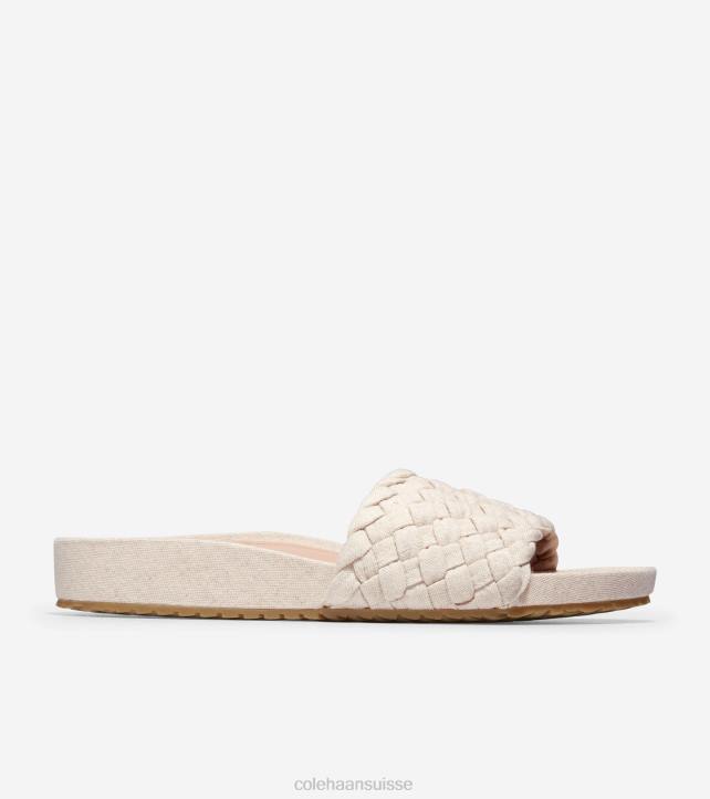 Cole Haan sandale mojave femmes PJ6N47 lin naturel chaussure