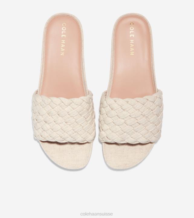 Cole Haan sandale mojave femmes PJ6N47 lin naturel chaussure