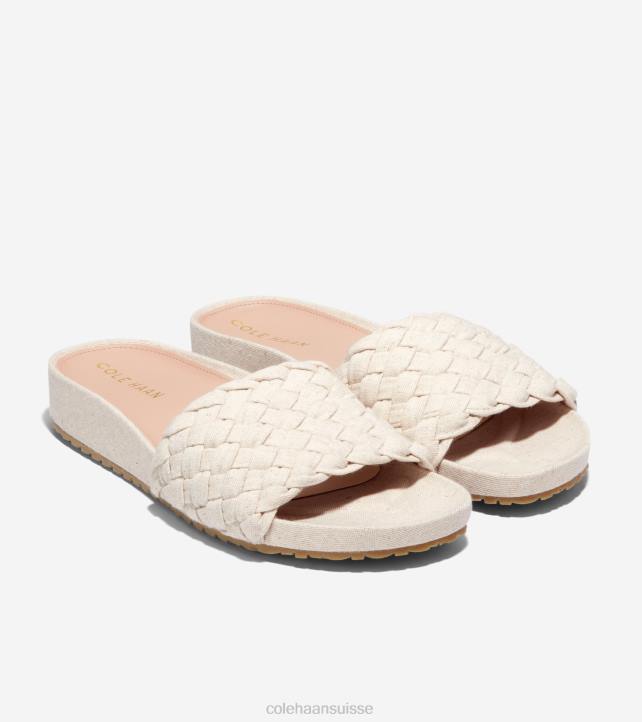 Cole Haan sandale mojave femmes PJ6N47 lin naturel chaussure