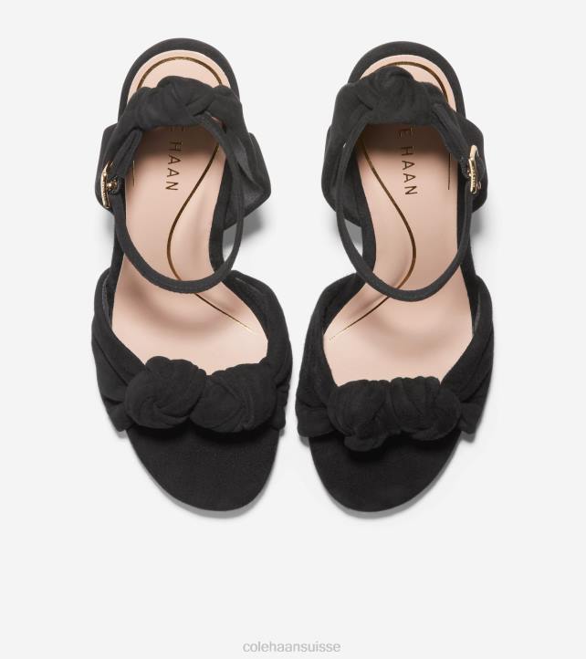 Cole Haan sandale nouée Kaycee femmes PJ6N239 noir chaussure