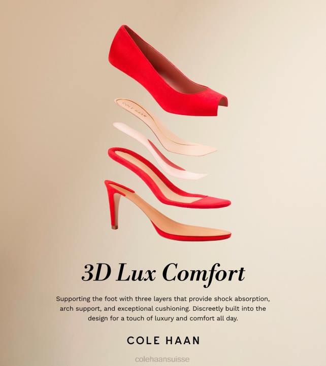 Cole Haan sandale à plateforme grove femmes PJ6N160 Cuir noir chaussure