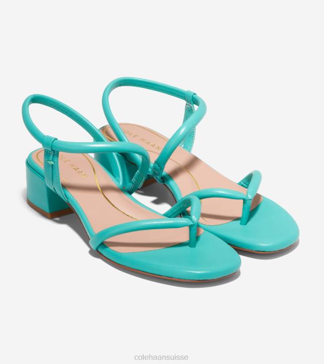 Cole Haan sandale tong calli femmes PJ6N10 turquoise chaussure